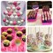 300 PCS Cake Pop Sticks and Wrappers Kit, Including 100ct 6-inch Paper Lollipop Sticks, 100ct Clear Candy Treat Bags Parcel, 100ct Gold Twist Ties for Cakepop, Lollipop, Hard Candy, Suckers, Chocolate